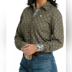 Cinch women’s button down, NWT, XXL